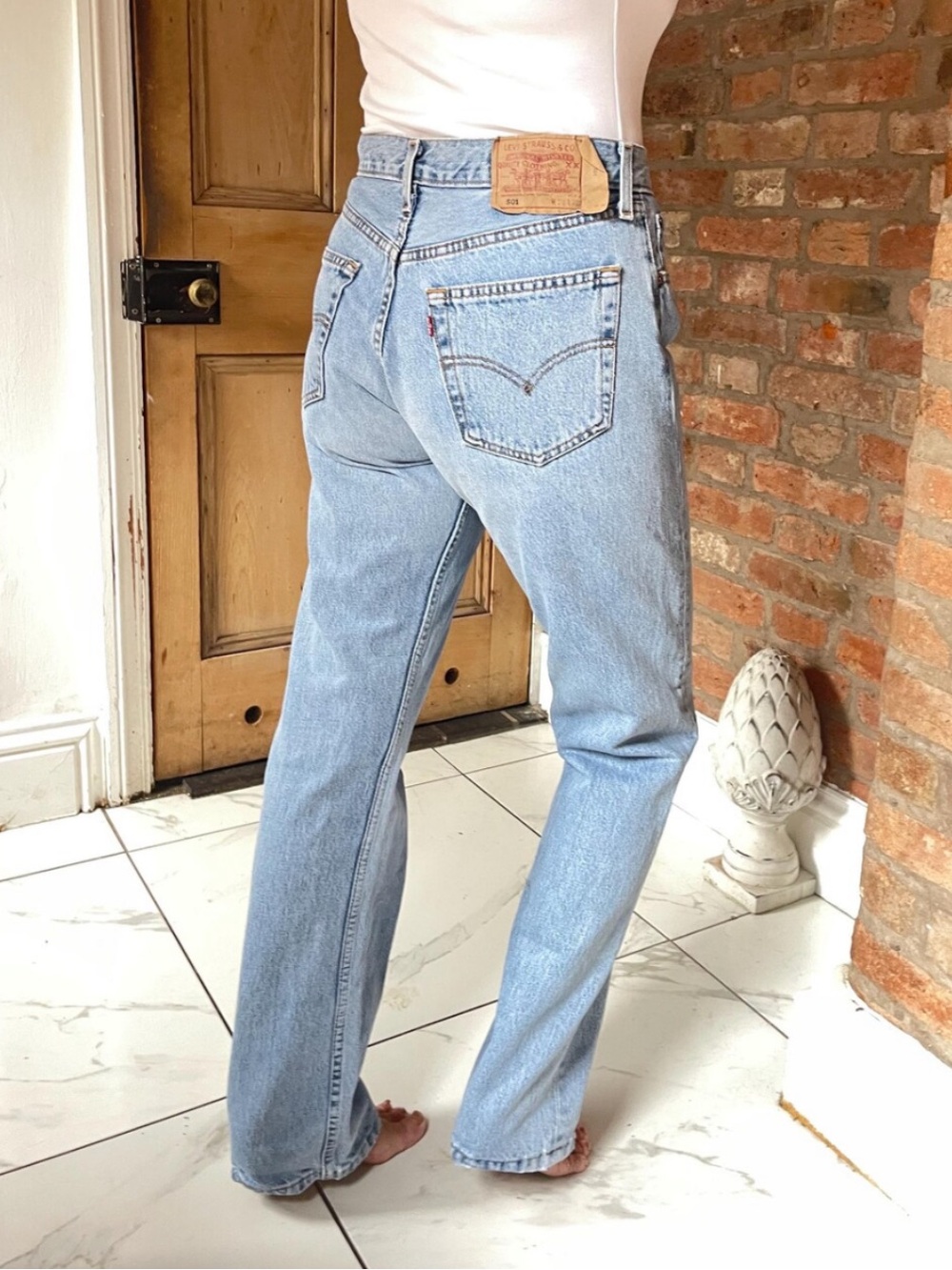 90s Iconic light wash Vintage 501 Levi’s